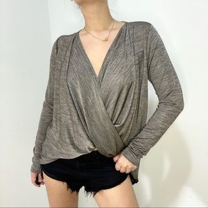 Jane and Delancey Draped Top
